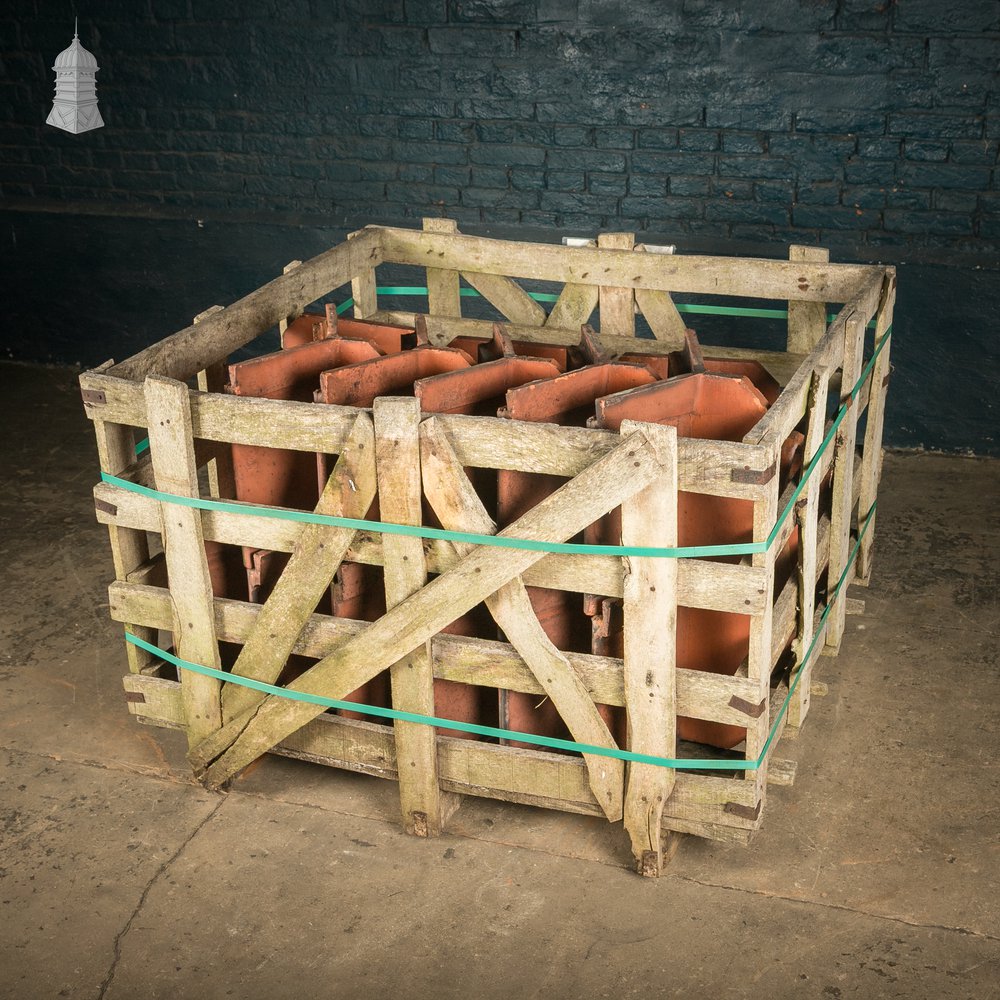 Plain Crested Interlocking Terracotta Ridge Tiles