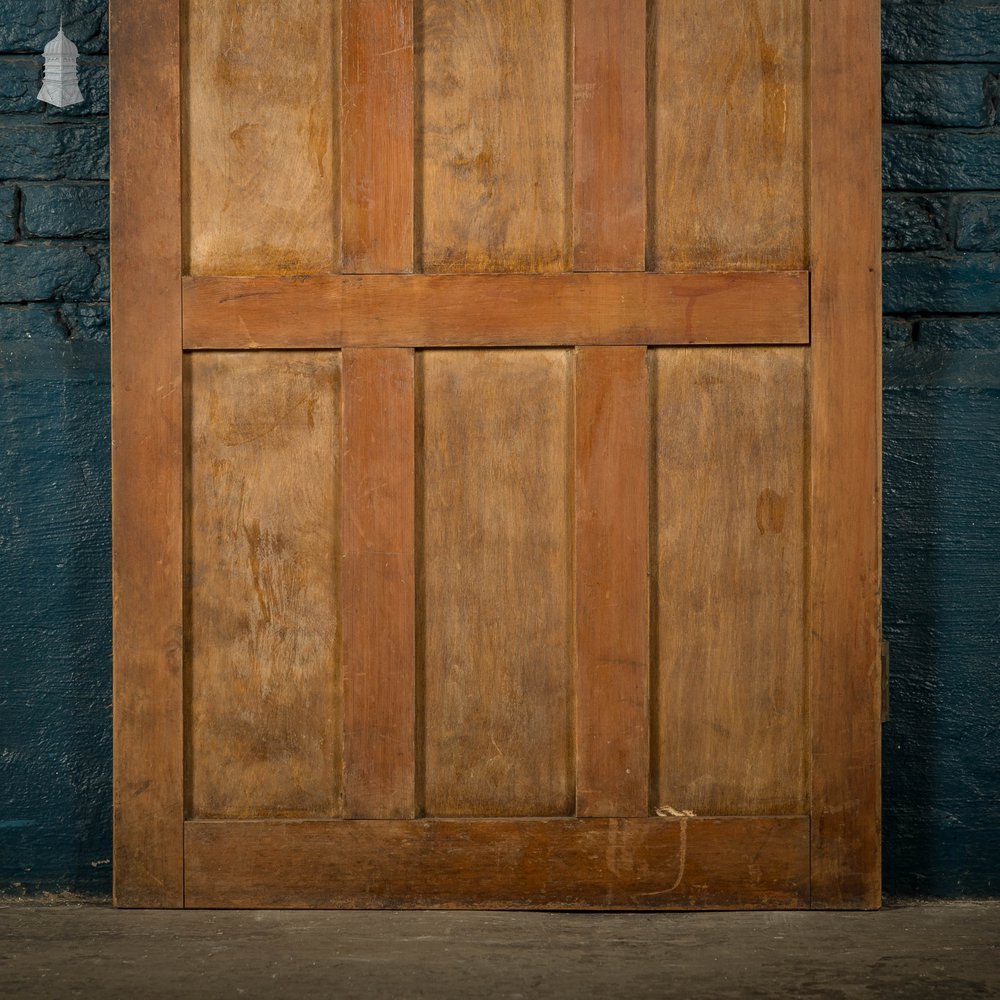 Pine Paneled Door, 12 panel wooden latch