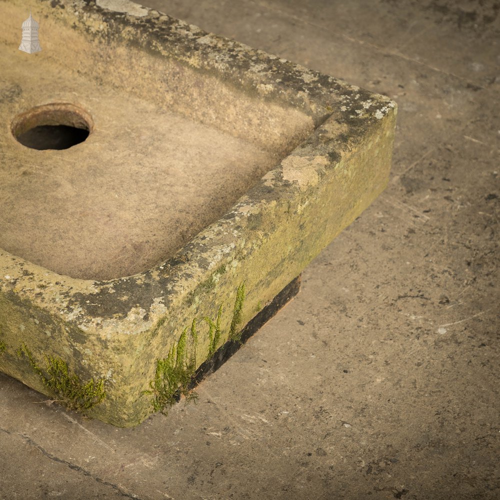 Weathered Stone Trough Planter