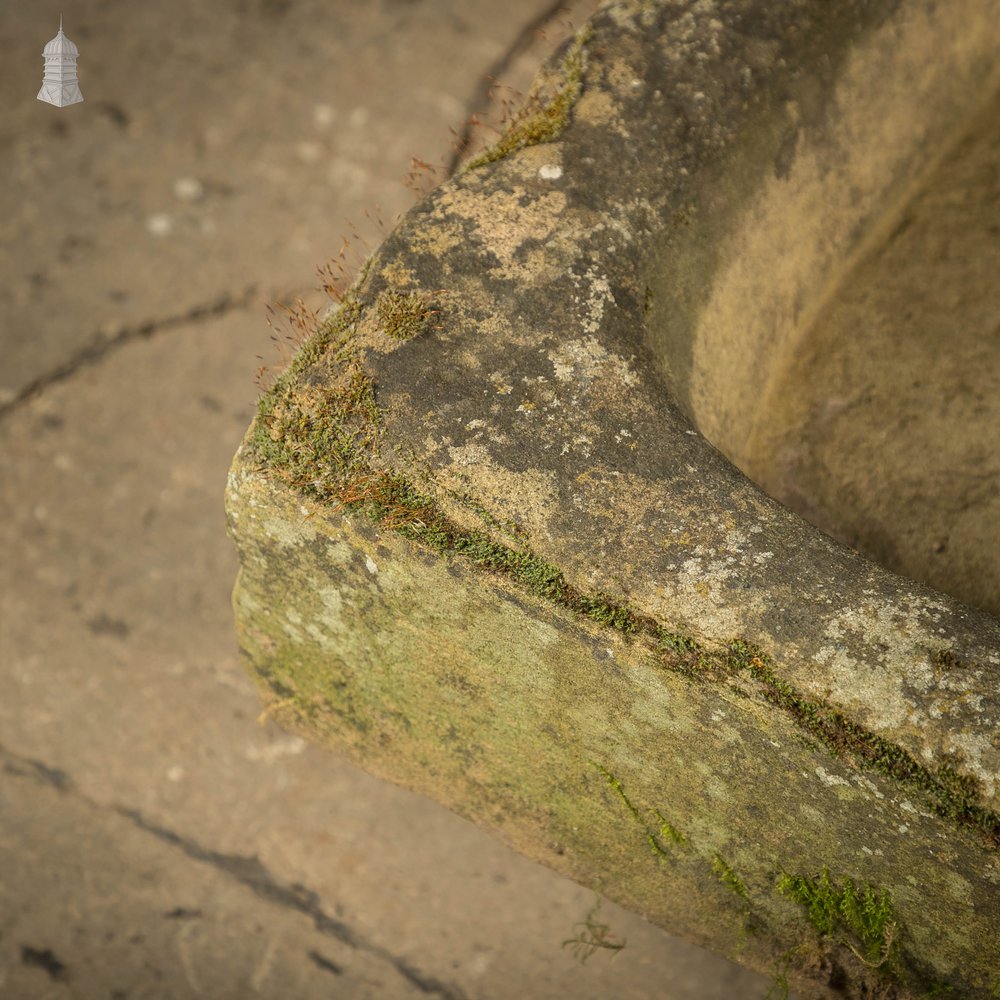 Weathered Stone Trough Planter