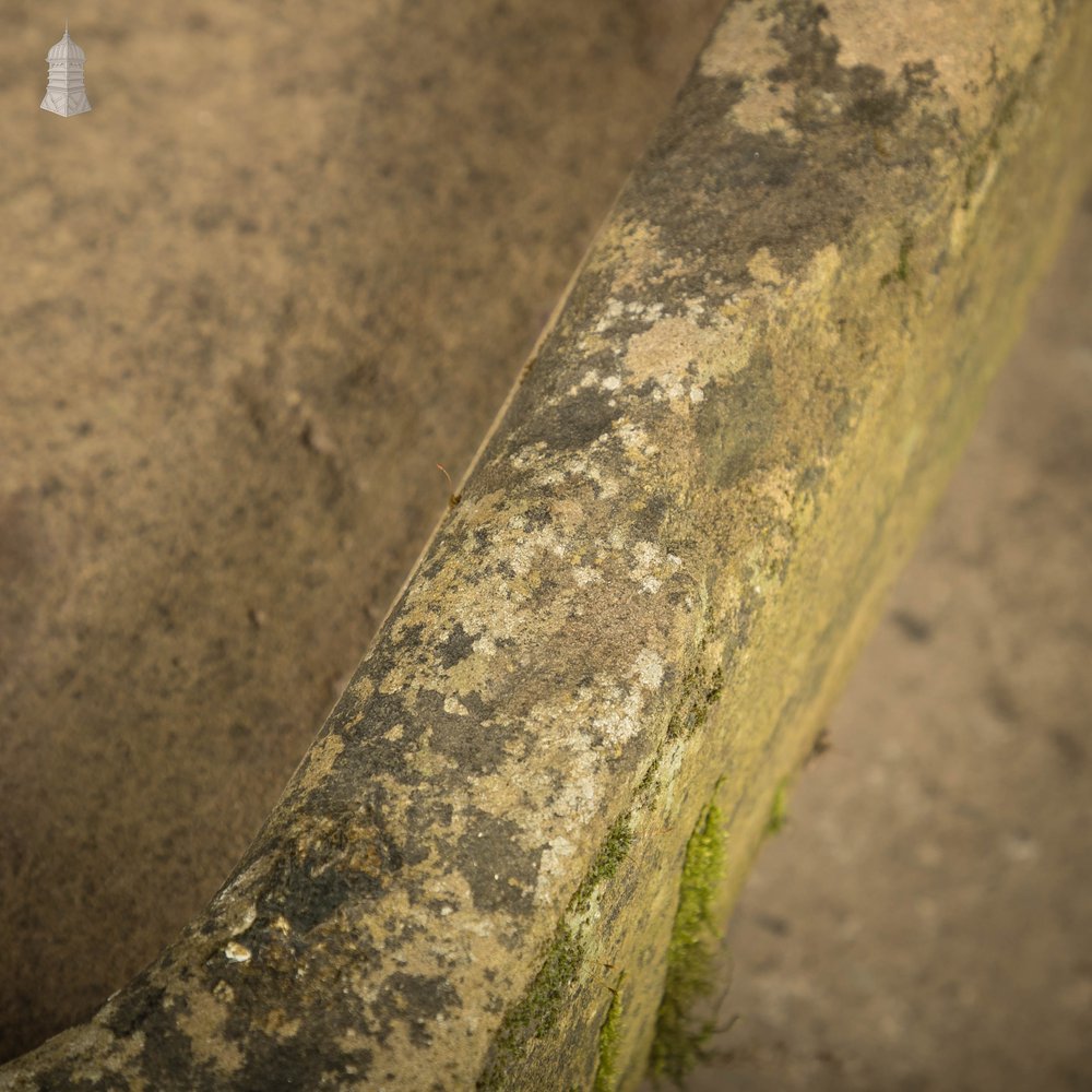 Weathered Stone Trough Planter