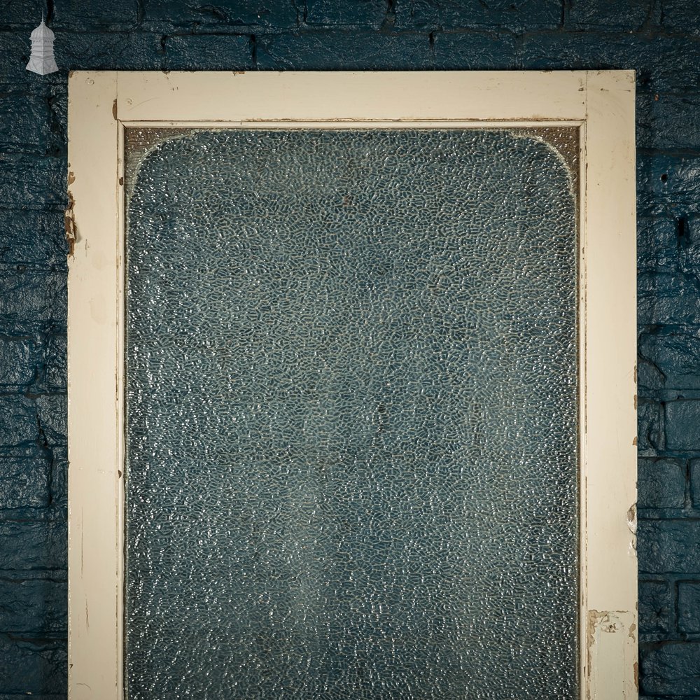 Half Glazed Door, 3 Panel Textured Glass