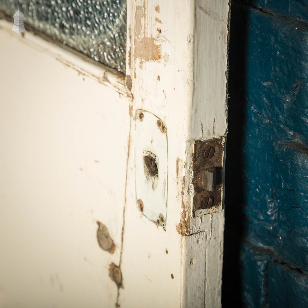 Half Glazed Door, 3 Panel Textured Glass