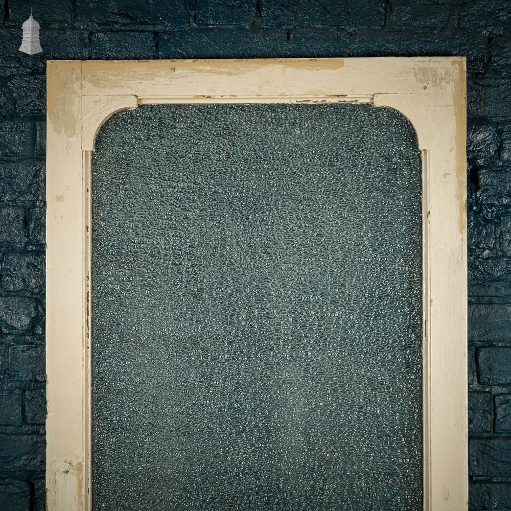 Half Glazed Door, 3 Panel Textured Glass