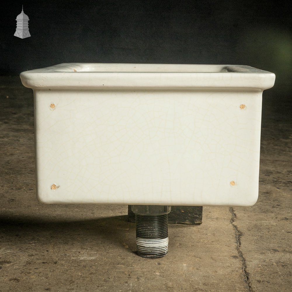 Laboratory Sink, White Glazed Small Belfast Sink by Royal Doulton