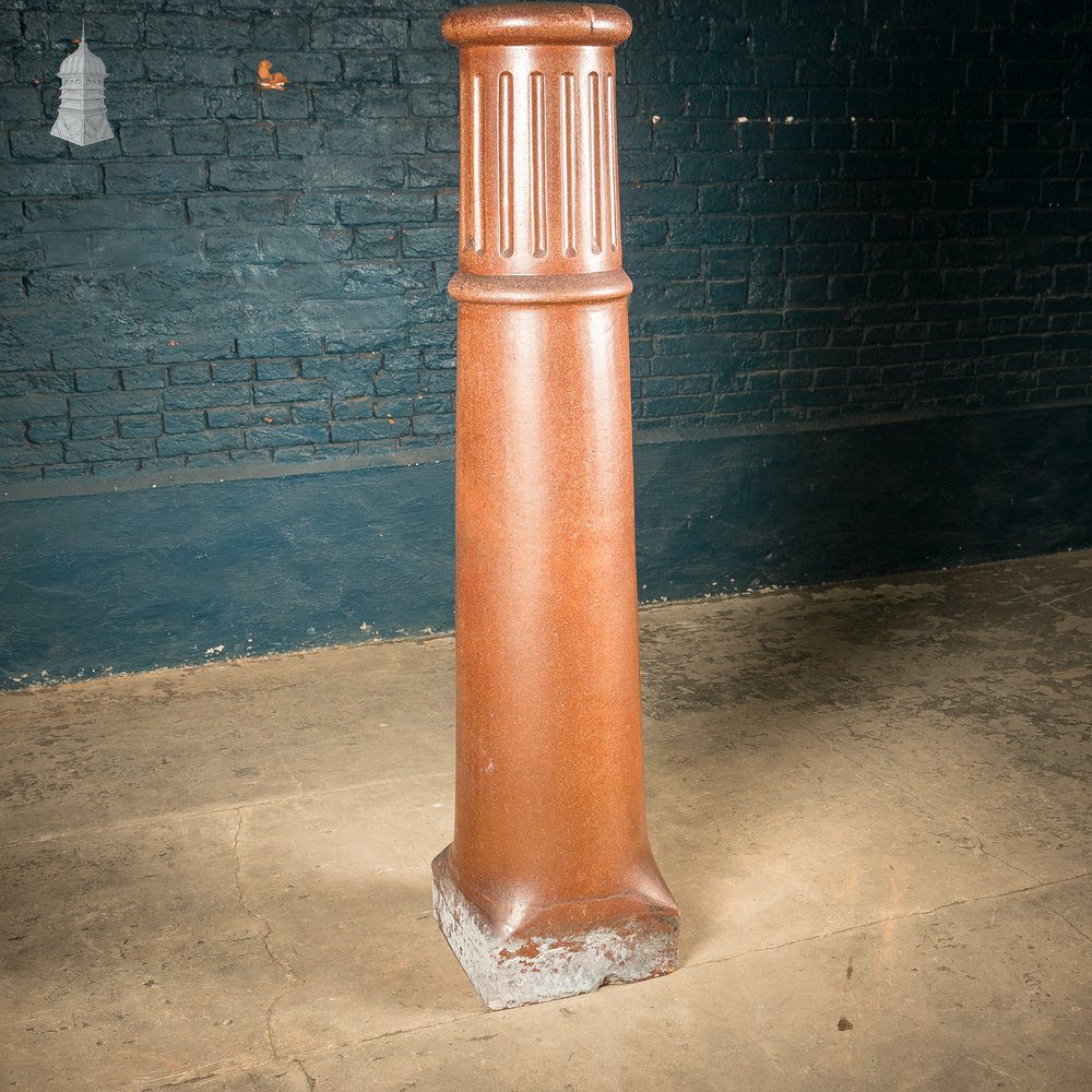 5ft Fluted Cannon Head Chimney Pot