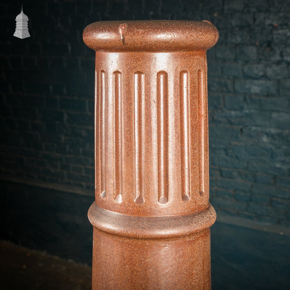 5ft Fluted Cannon Head Chimney Pot