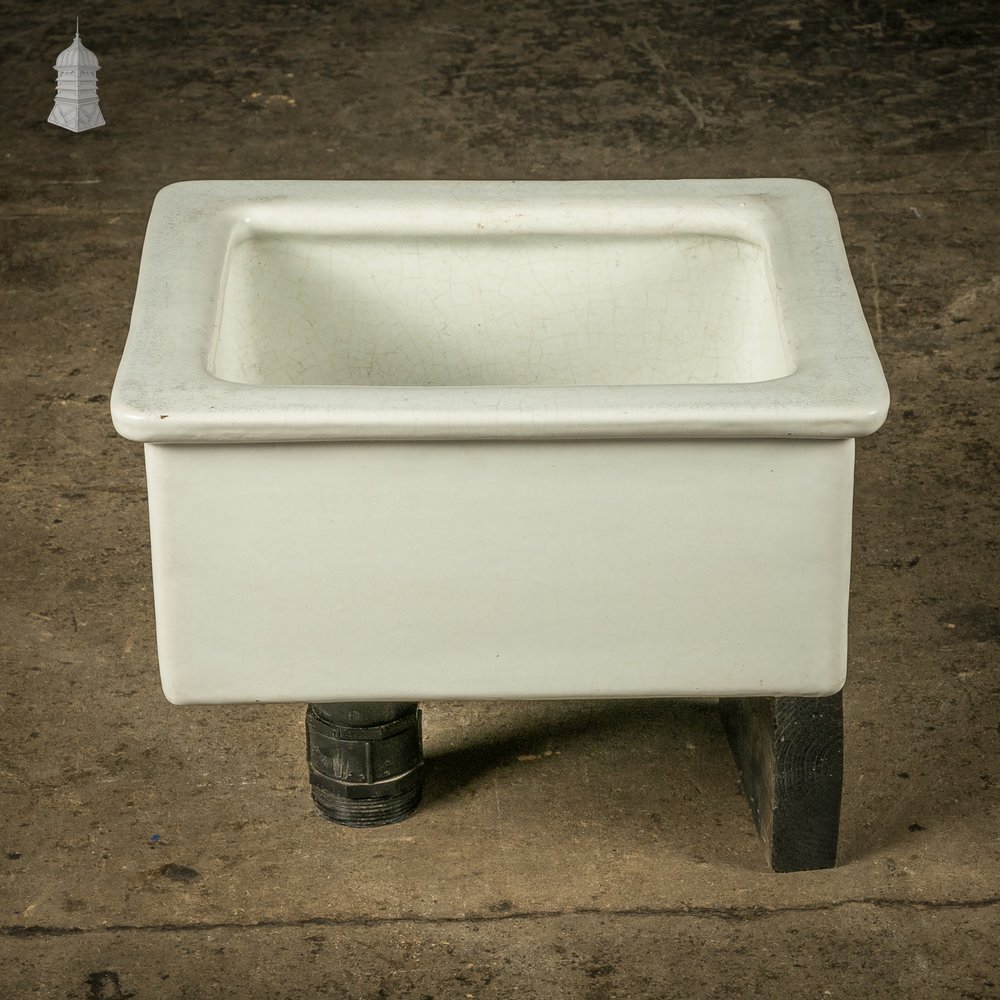 Laboratory Sink, White Glazed Small Belfast Sink by Royal Doulton