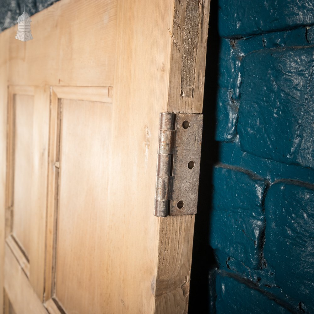 Pine Cupboard Doors, Victorian panelled pair