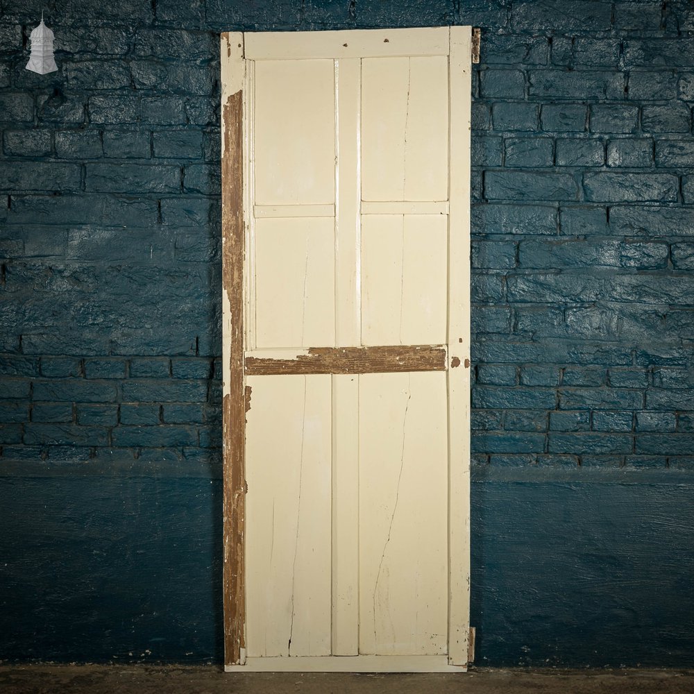 Pine Cupboard Door, 4 Panel White Painted