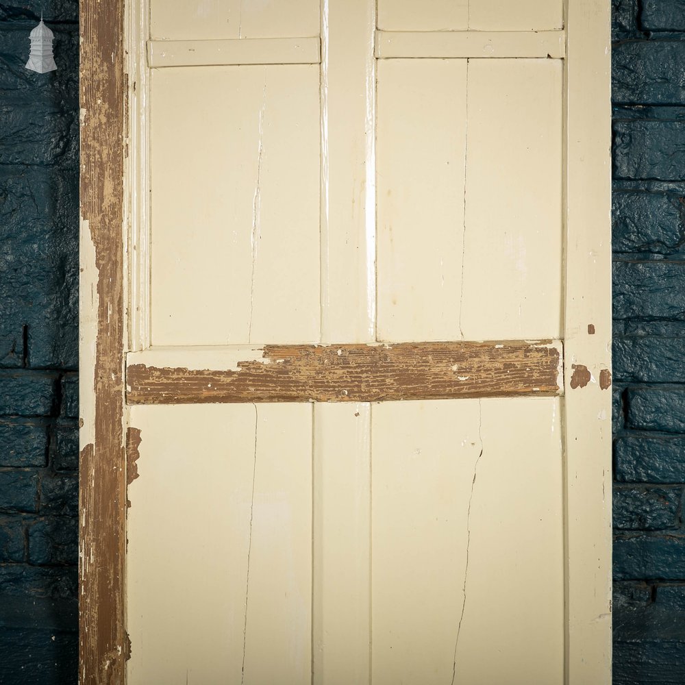 Pine Cupboard Door, 4 Panel White Painted