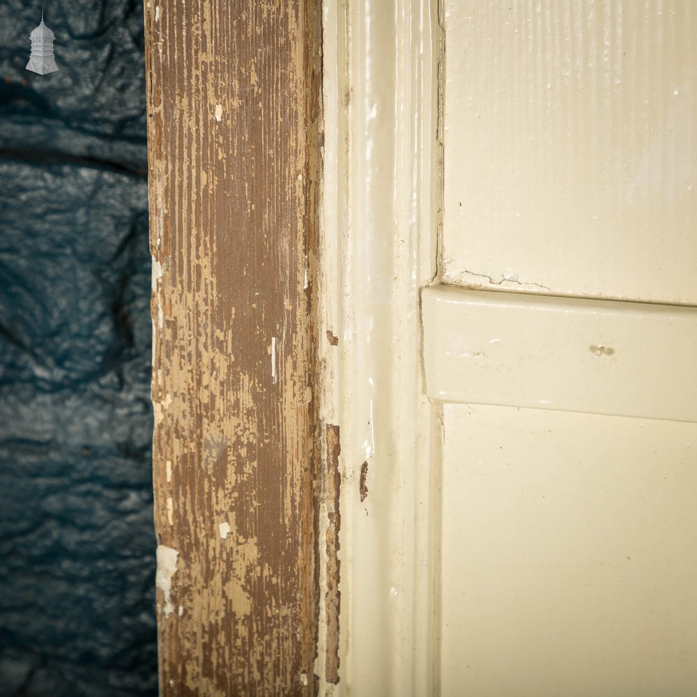 Pine Cupboard Door, 4 Panel White Painted