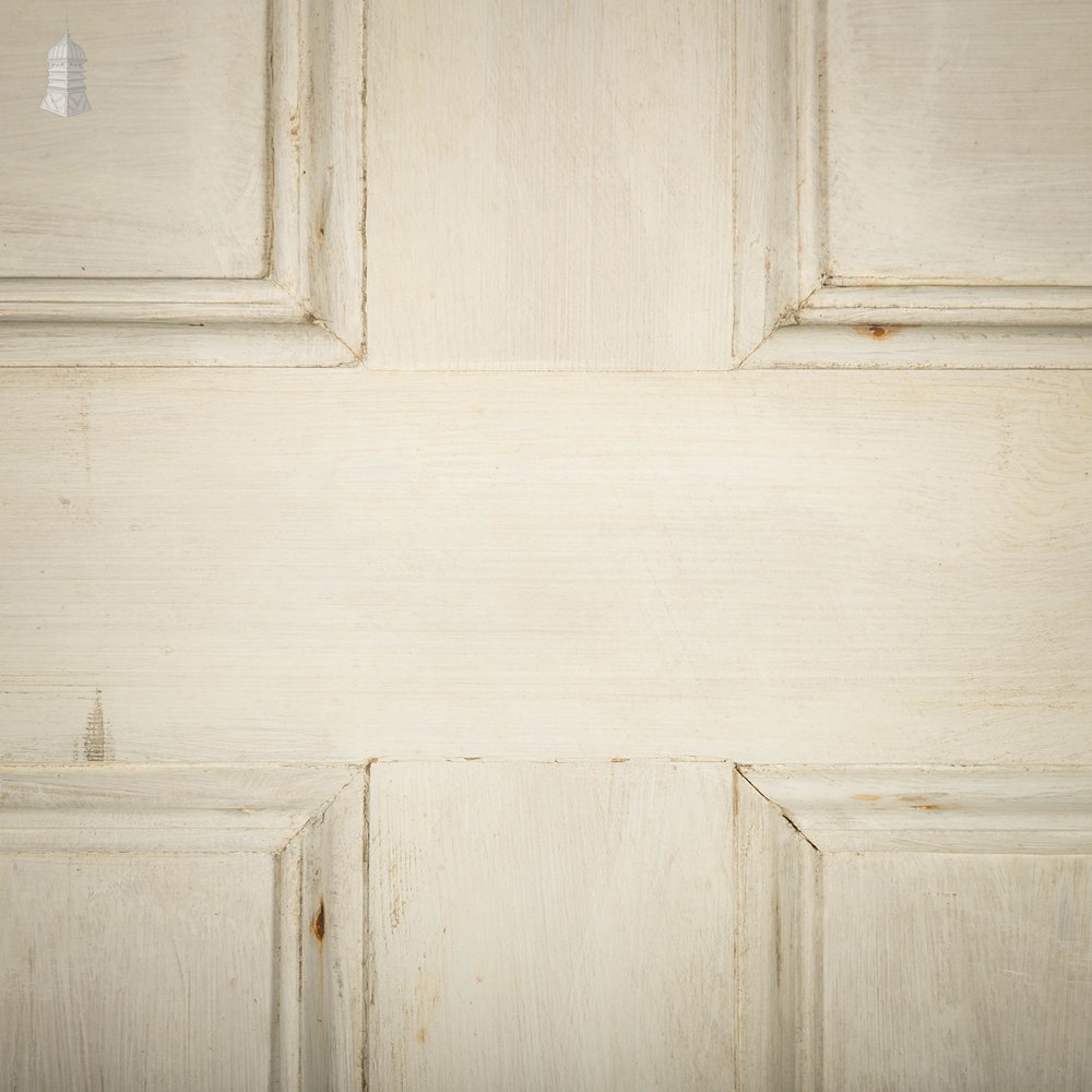 Pine Paneled Door, 6 Panel White Painted