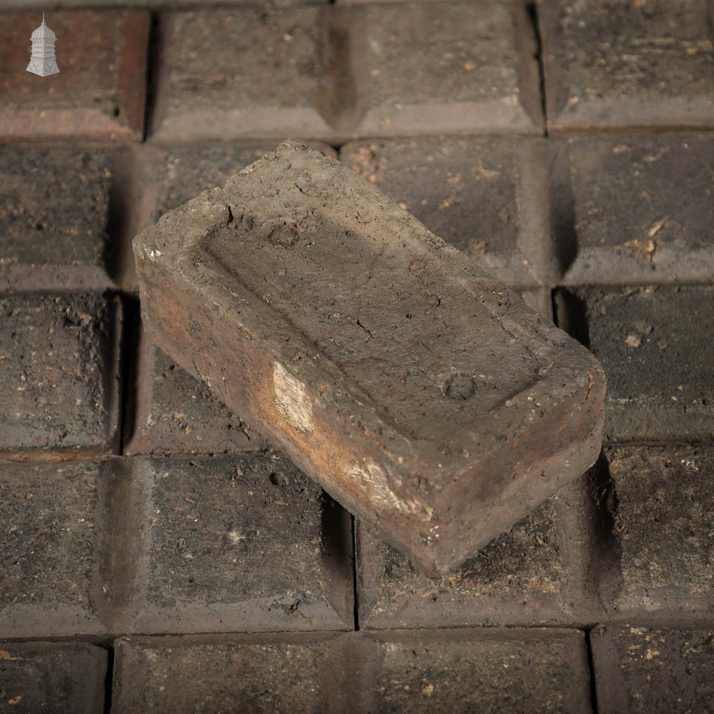 Reclaimed Stable Bricks, Staffordshire Blue 2 Block, Batch of 362 – 8.9 Square Metres