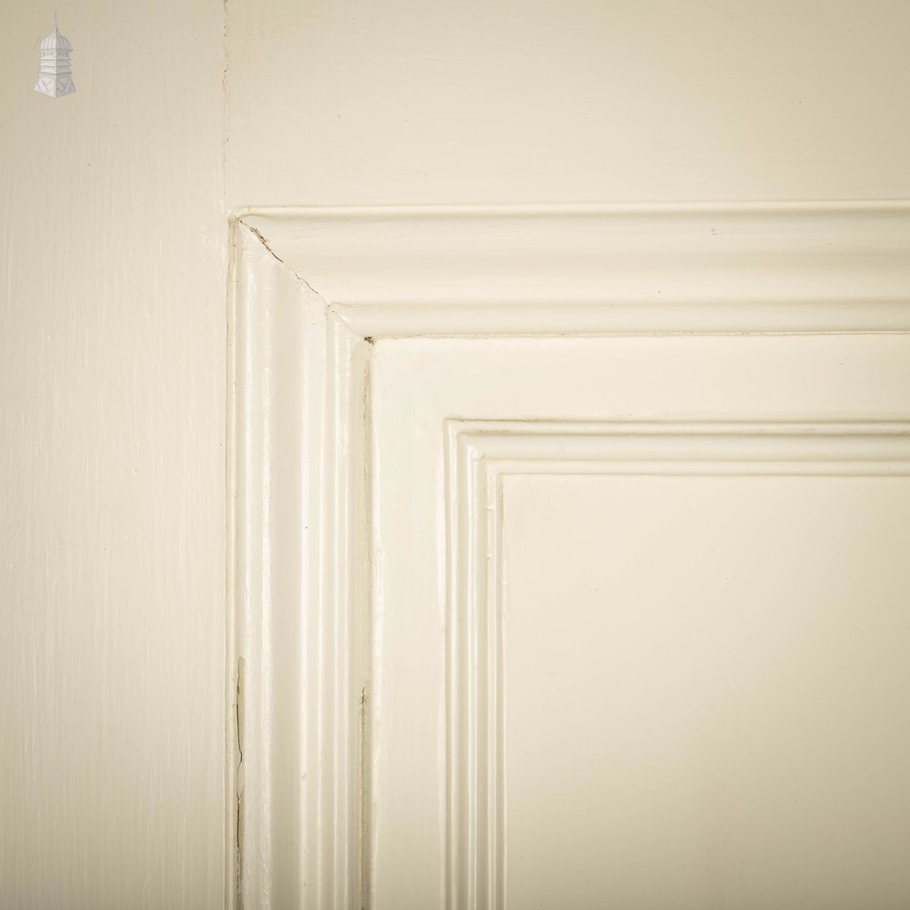 Pine Paneled Door, 6 Panel White Painted