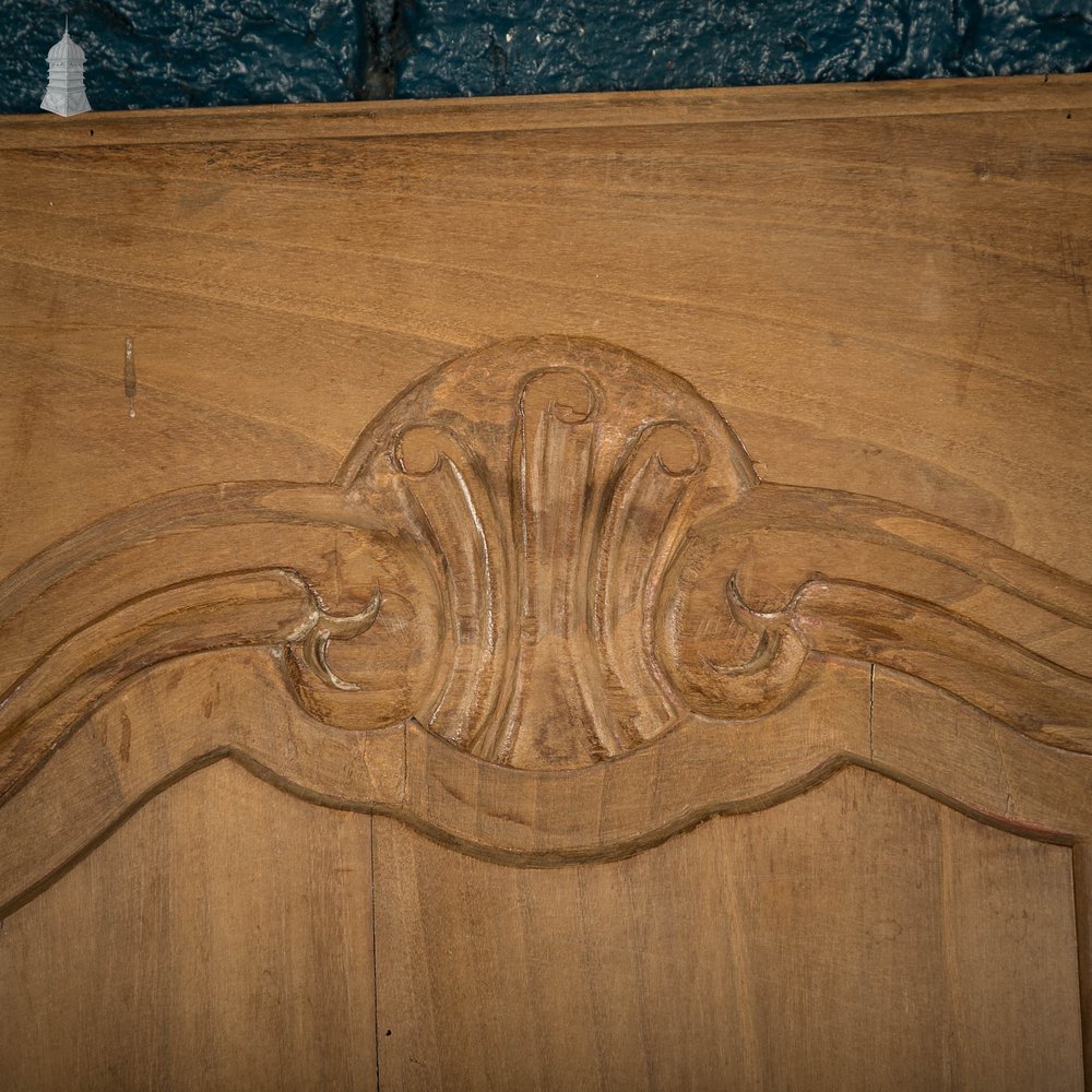 French Teak Moulded Cupboard Door