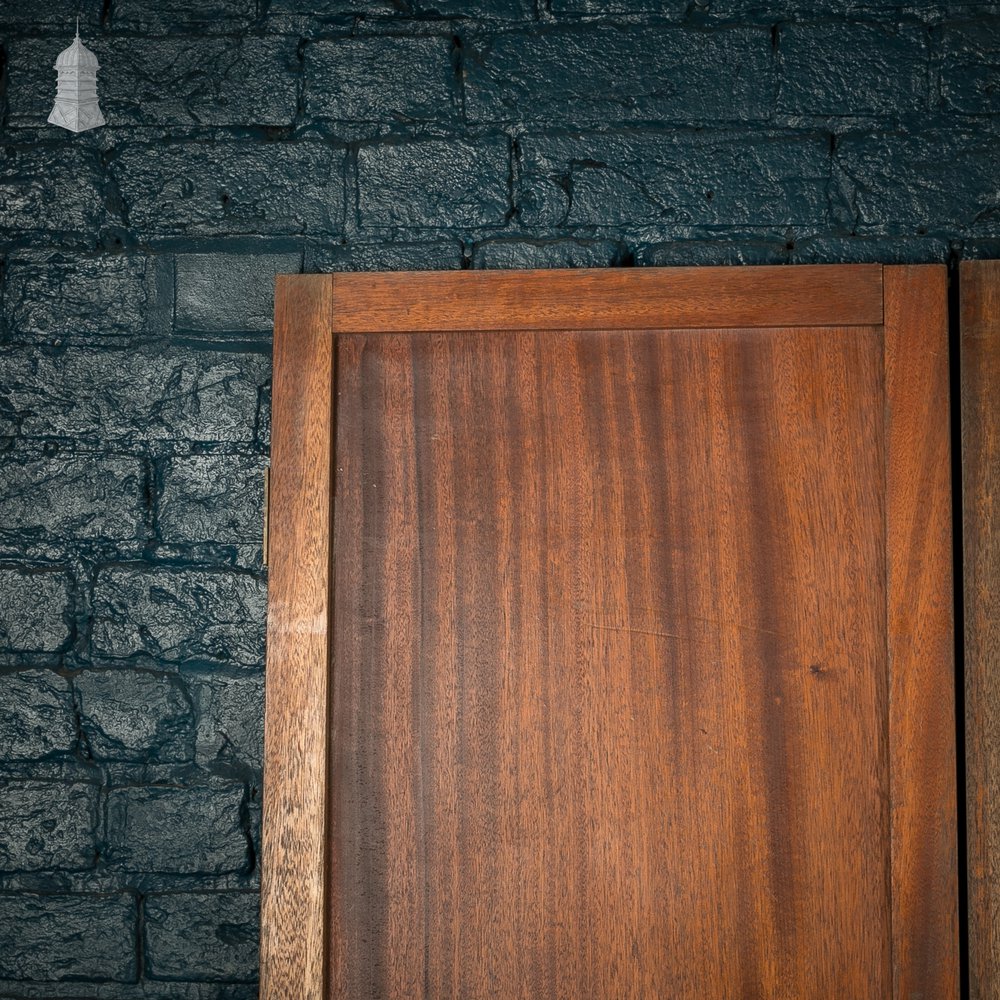 Shaker Style Cupboard Doors, Set of three, two panel Mahogany