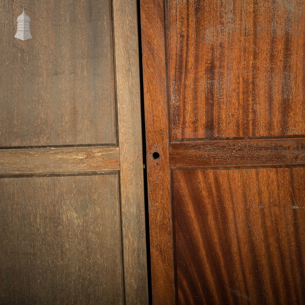 Shaker Style Cupboard Doors, Set of three, two panel Mahogany