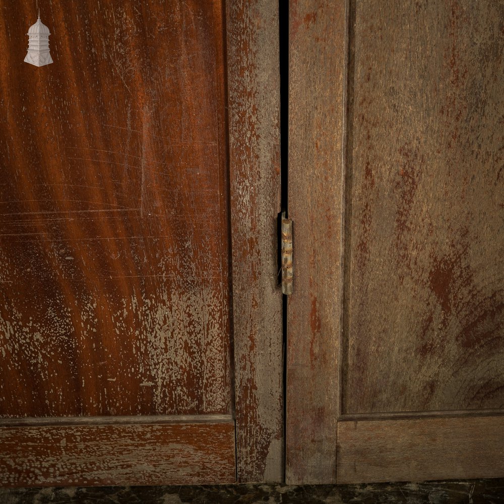 Shaker Style Cupboard Doors, Set of three, two panel Mahogany