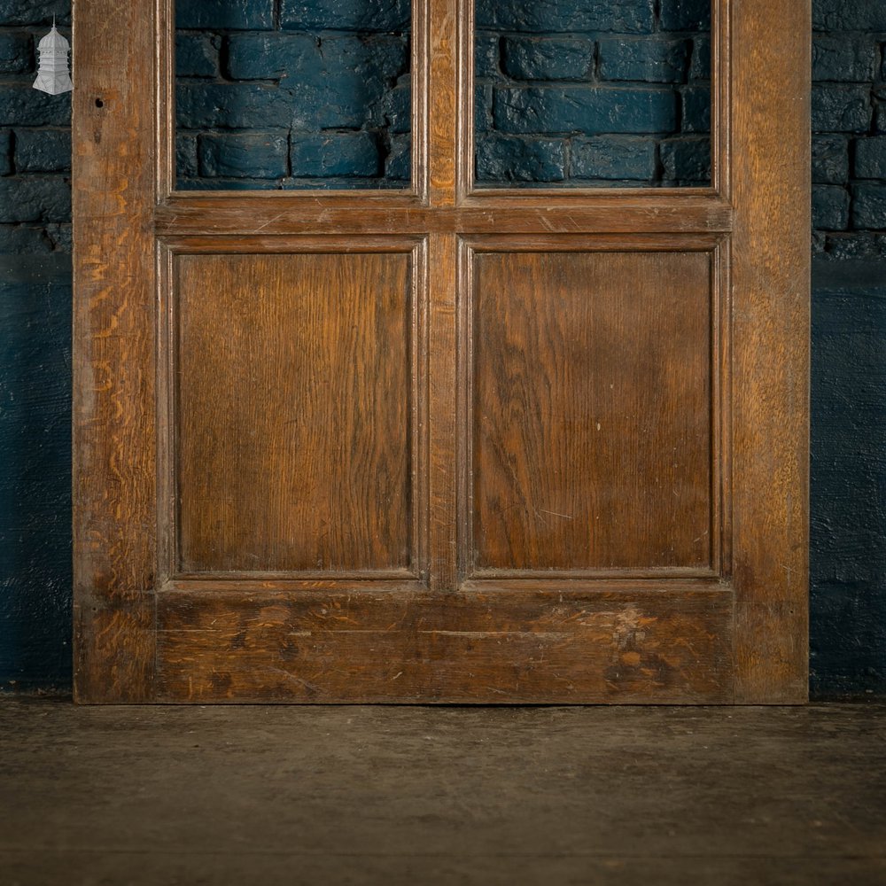 Half Glazed Door, 19th C Mahogany