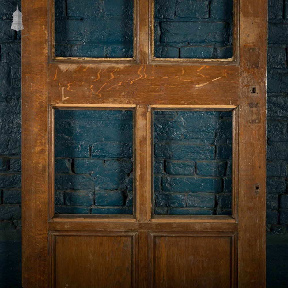 Half Glazed Door, 19th C Mahogany