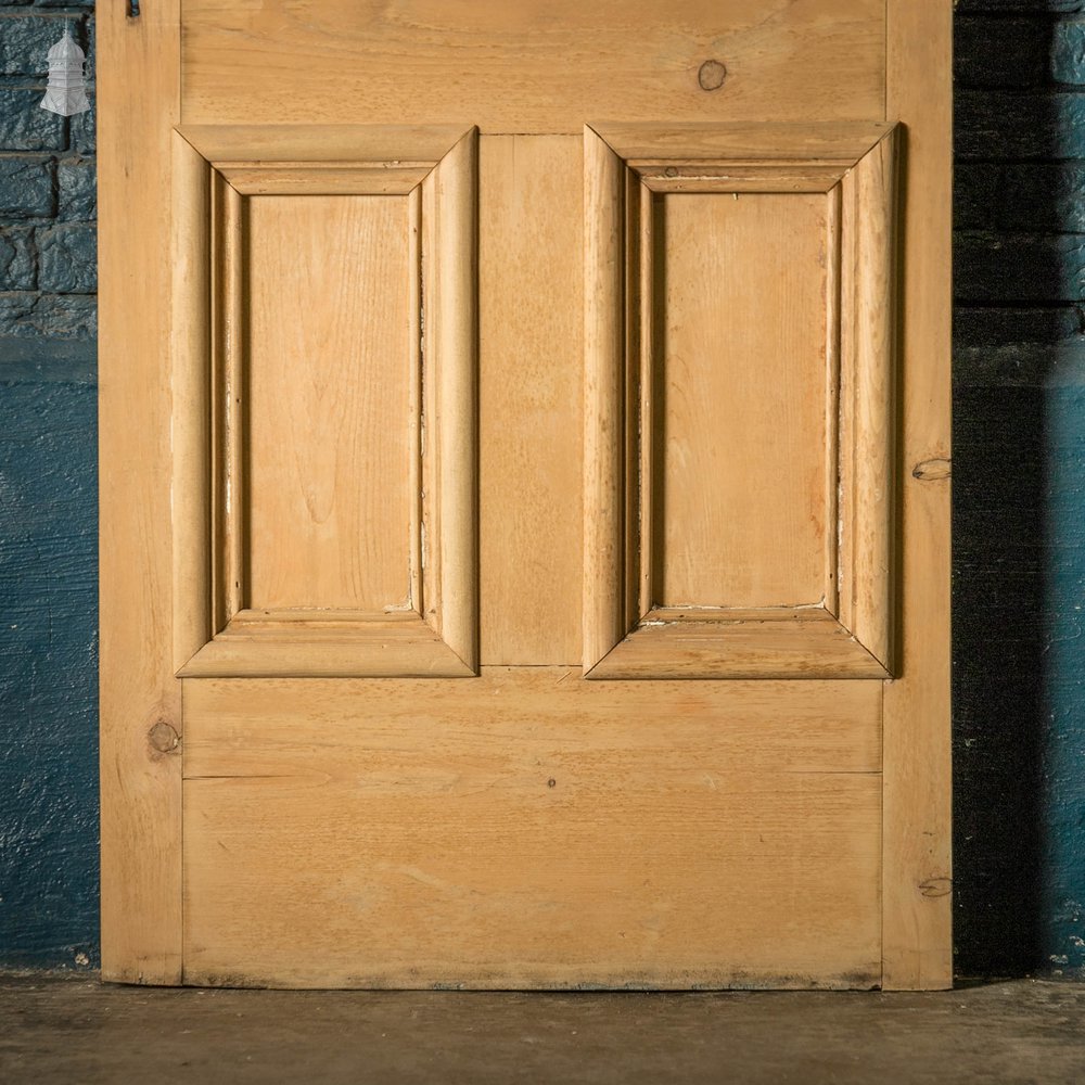 Pine Panelled Door, Victorian 4 Panel