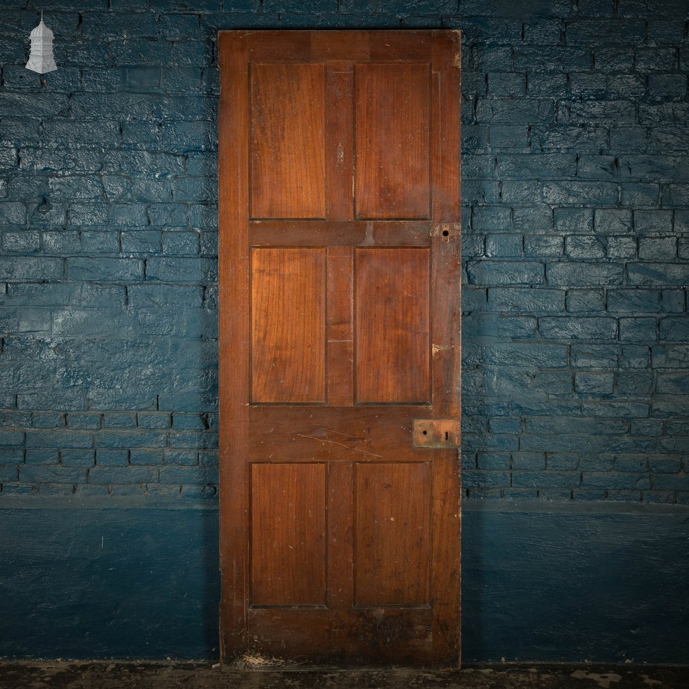 Mahogany Panelled Door, 6 Panel