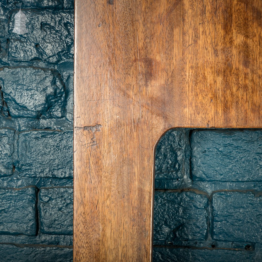 Reclaimed Iroko Worktop, 2.4m Long with Sink Cut Out