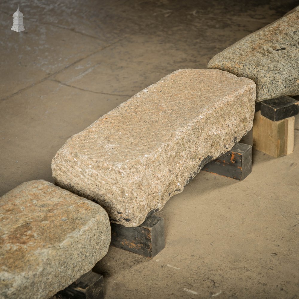 Granite Kerb Stones, Reclaimed Curb, Batch of 6 – A Run Of 5.6 Metres