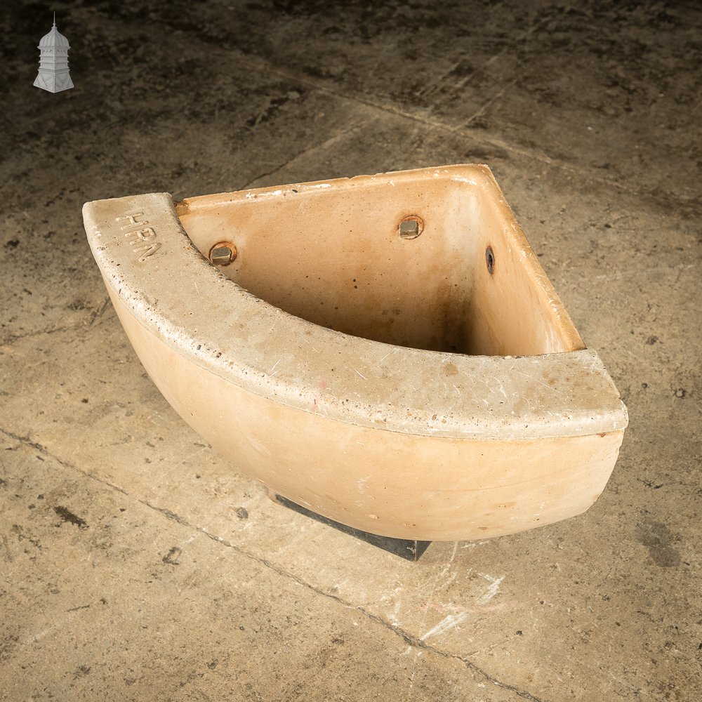 Concrete Corner Manger Trough Feeder Reclaimed from St Johns Barracks, London