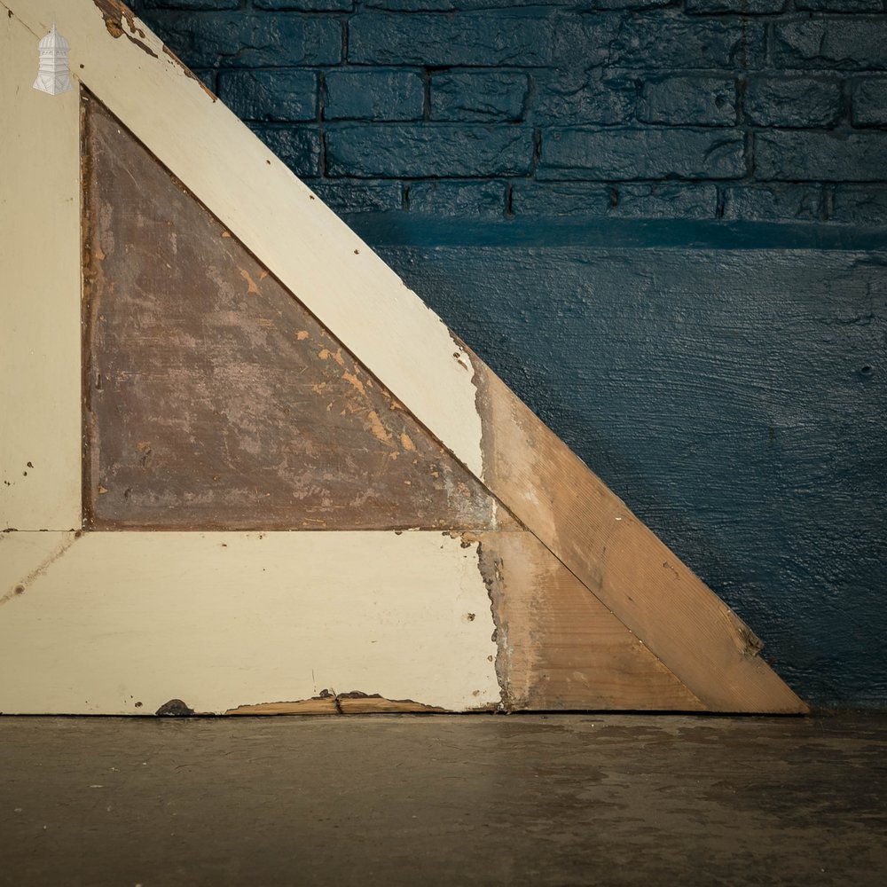 Painted Pine Panelling, Staircase 5 Moulded Panel Section