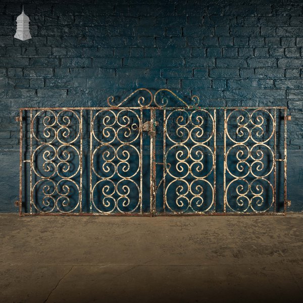 Driveway Gates, Design Wrought Iron Scroll