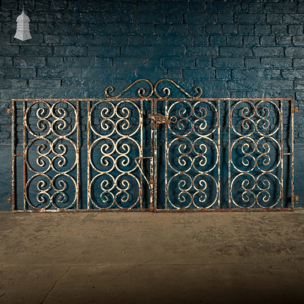 Driveway Gates, Design Wrought Iron Scroll