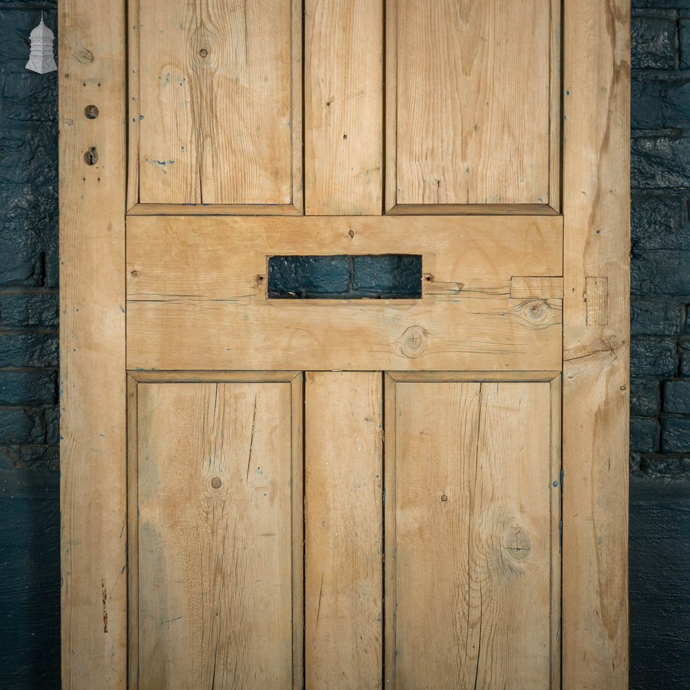 Pine Panelled Door, 4 Panel