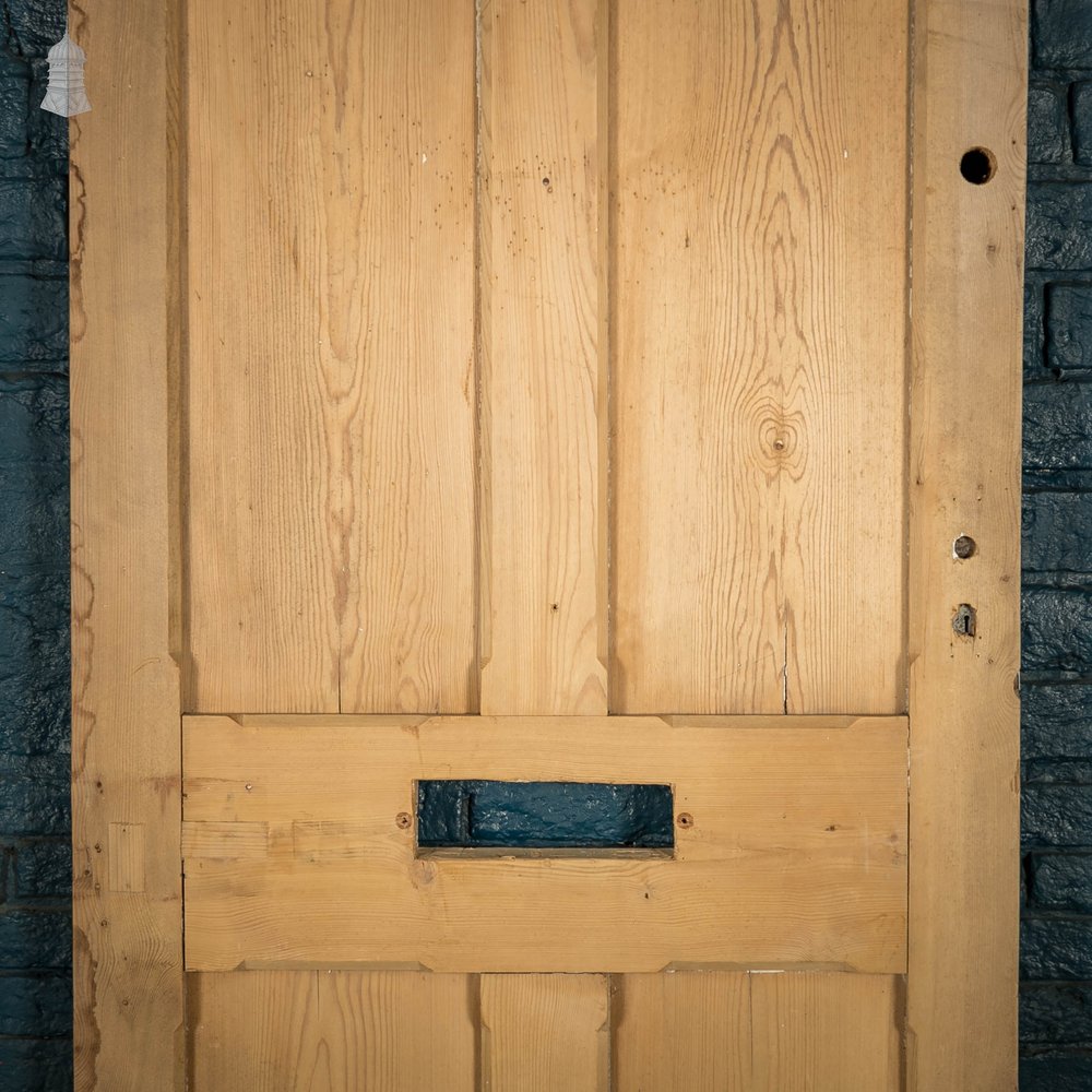 Pine Panelled Door, 4 Panel