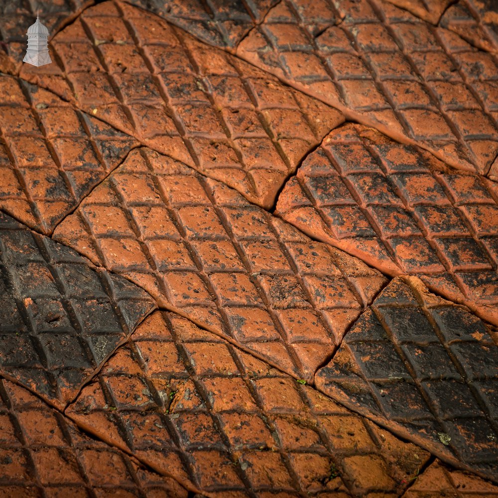 Diamond Pavers Stable Bricks, Red