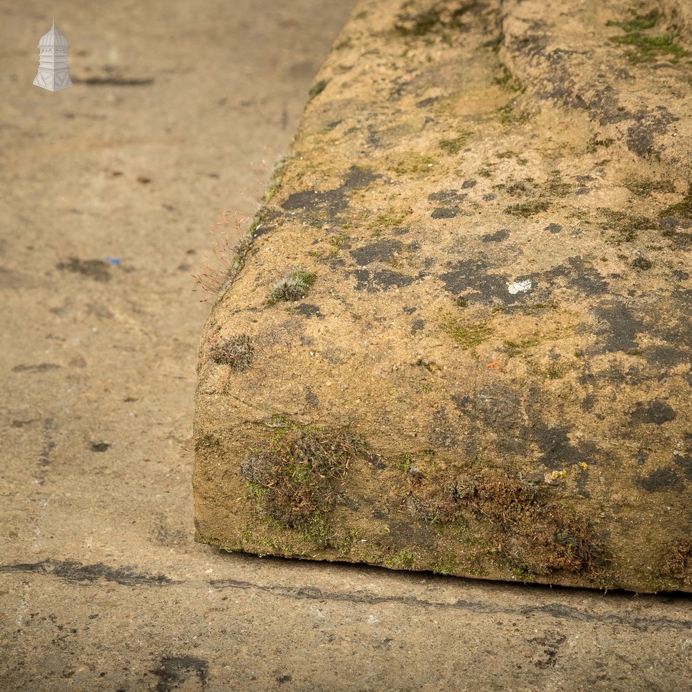 Weathered Pier Cap, Sandstone Finial Base