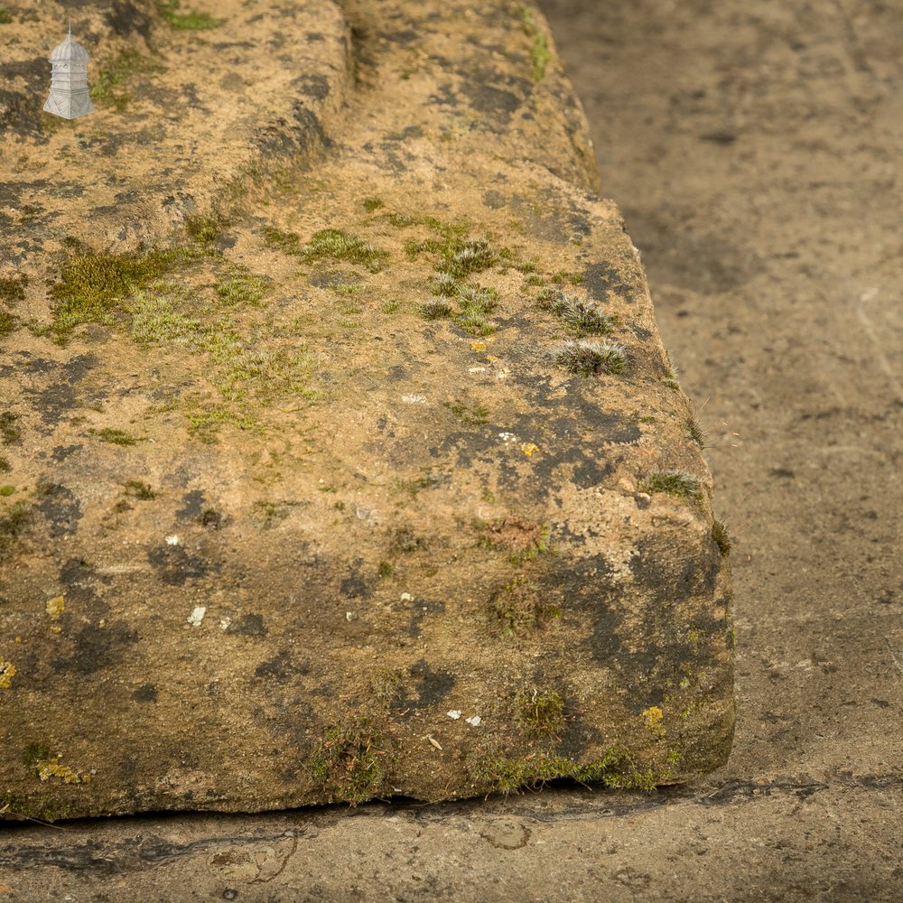 Weathered Pier Cap, Sandstone Finial Base