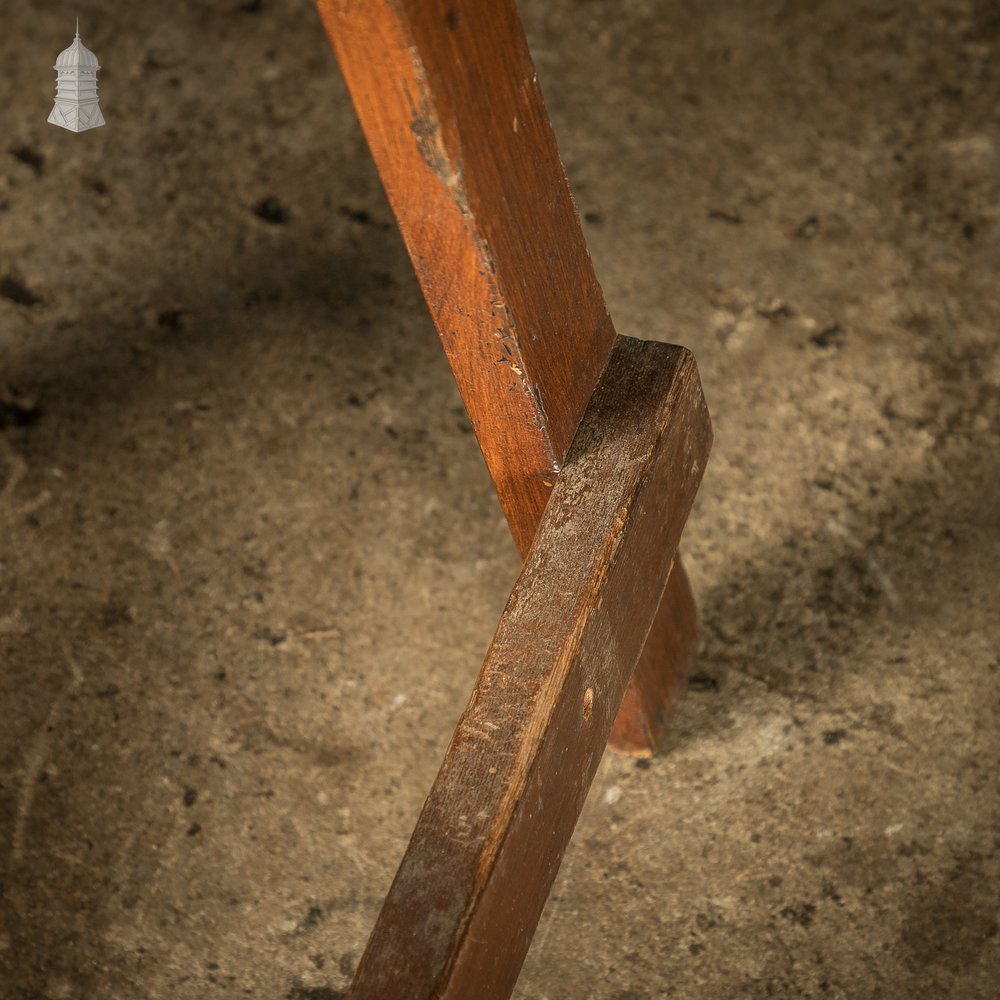 Low Level Coffin Stands, 19th C Pine, Pair