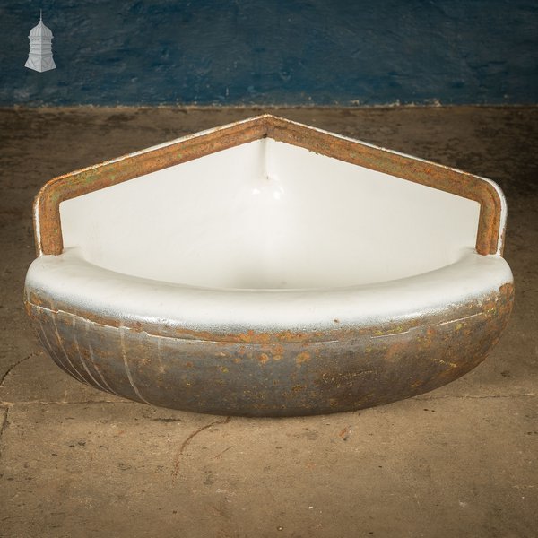 Equine Water Trough, Cast Iron Corner Feeder