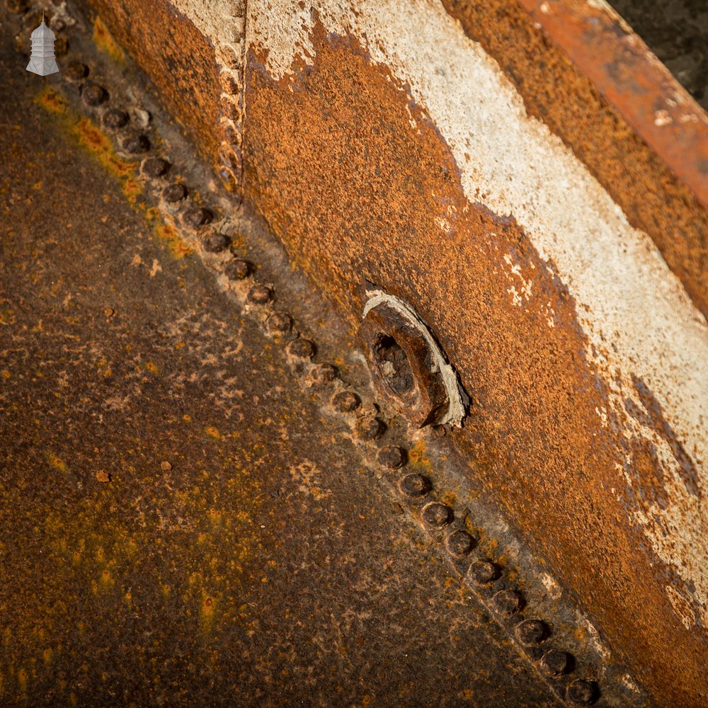 Large Steel Tank, Riveted and Galvanised