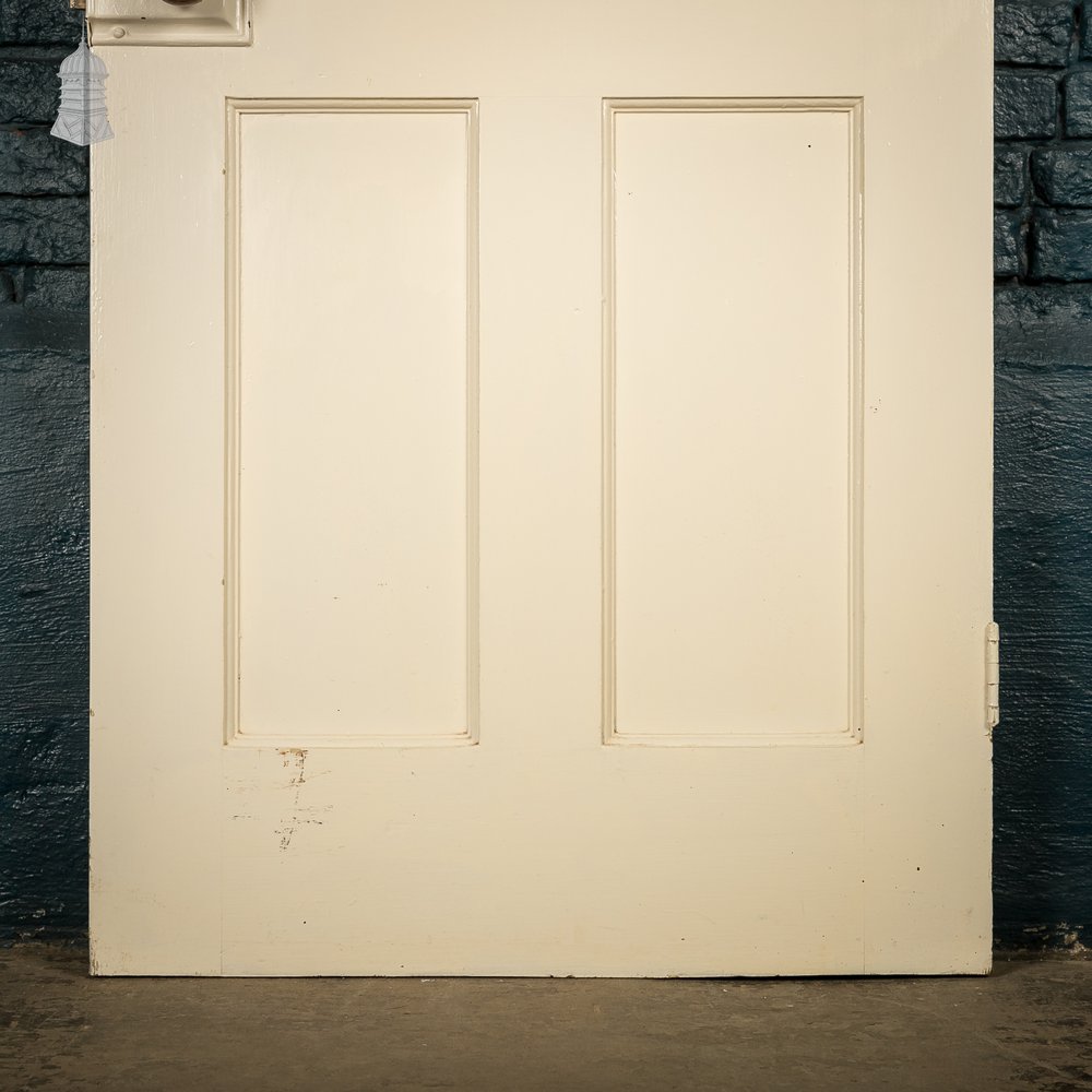 Pine Panelled Door, Moulded 4 Panel, White Painted