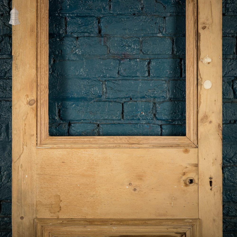 Half Glazed Door, 19th C Pine