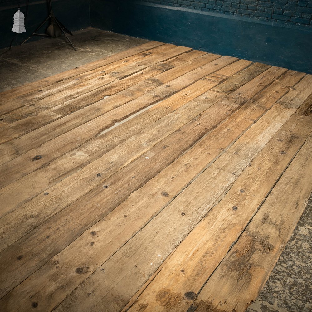 Brushed Oak Floorboards, 9 Inch Batch of 61 Square Metres