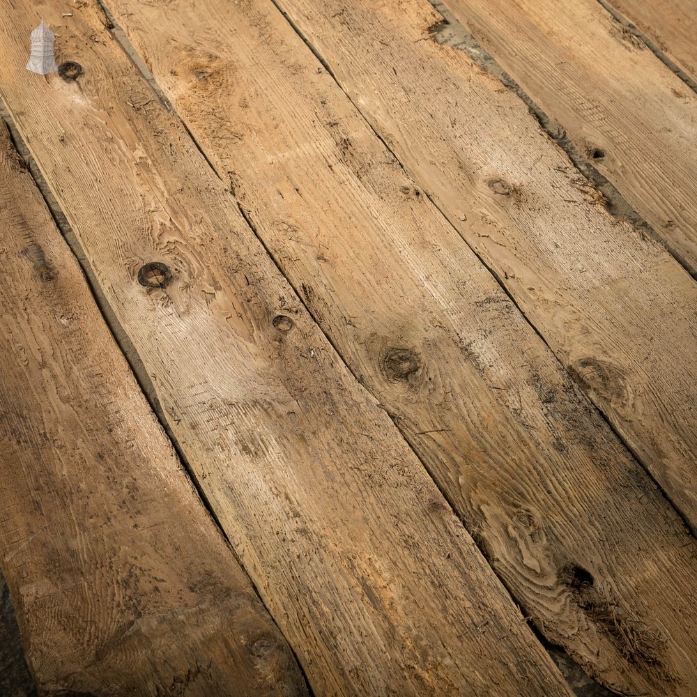 Brushed Oak Floorboards, 9 Inch Batch of 61 Square Metres