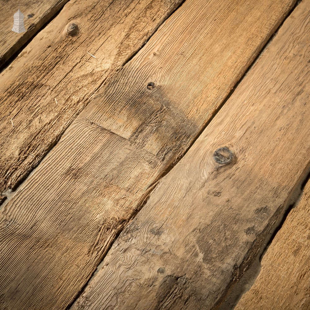 Brushed Oak Floorboards, 9 Inch Batch of 61 Square Metres