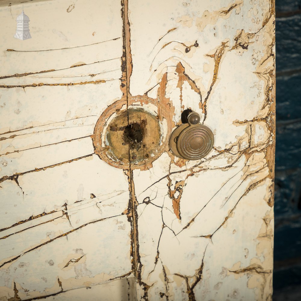 6 Panel Door, Distressed Paint Finish