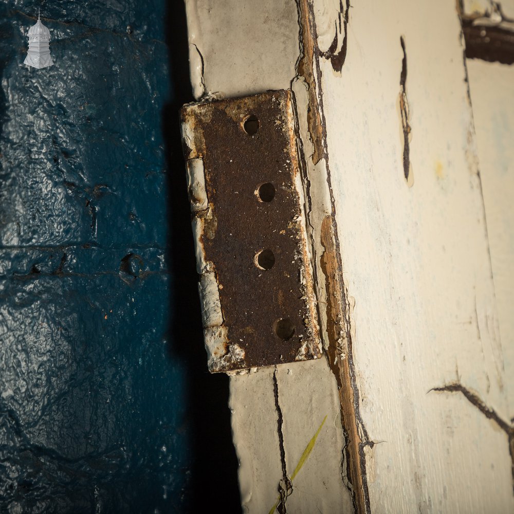 6 Panel Door, Distressed Paint Finish