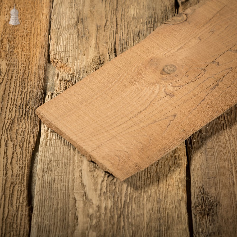 Brushed Oak Floorboards, 9 Inch Batch of 61 Square Metres