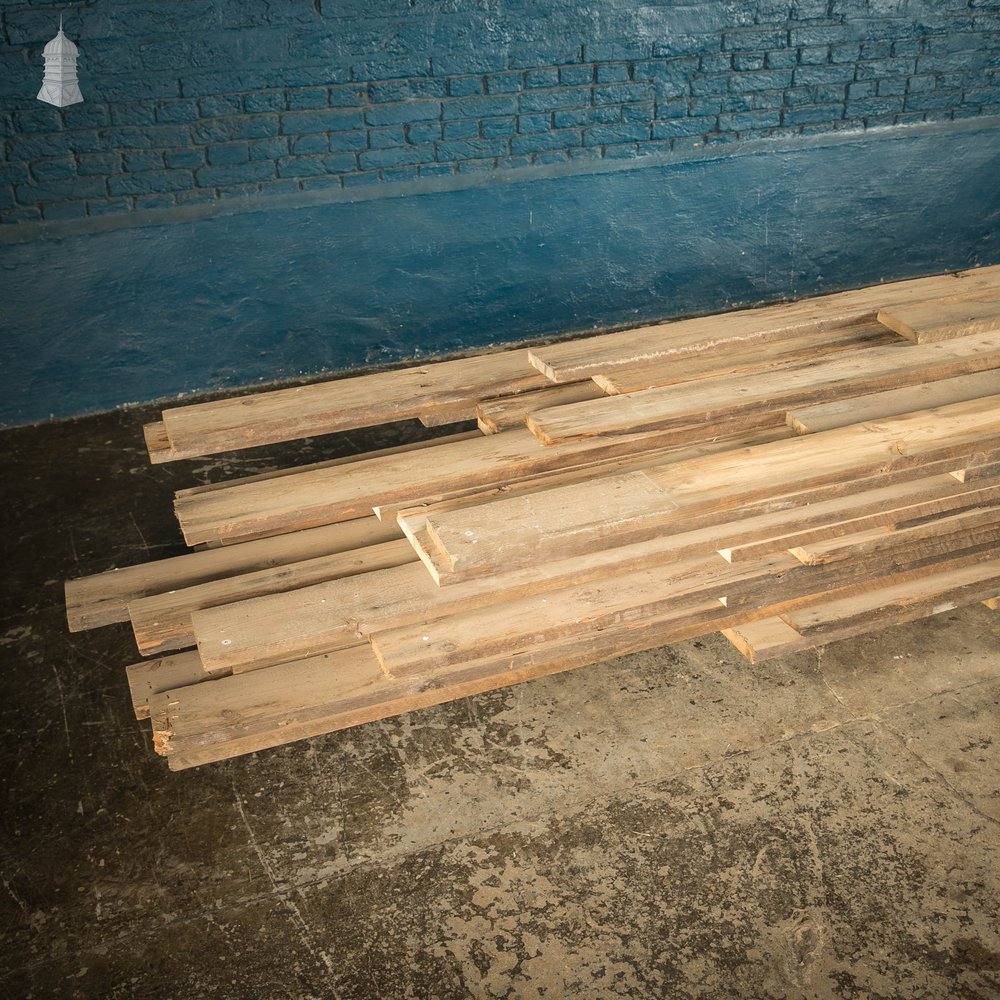 Reclaimed Pine Floorboards, 5 Inch Wide - 25 Square Metres